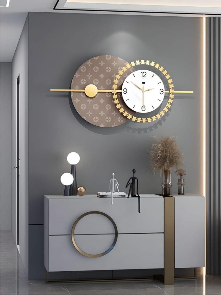 Abstract shaped wall clock