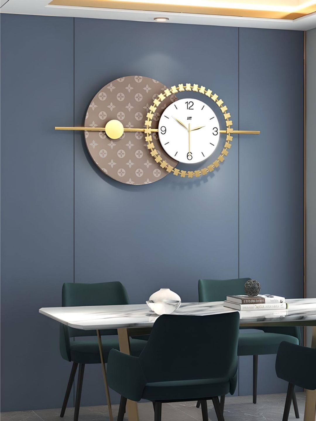 Abstract shaped wall clock