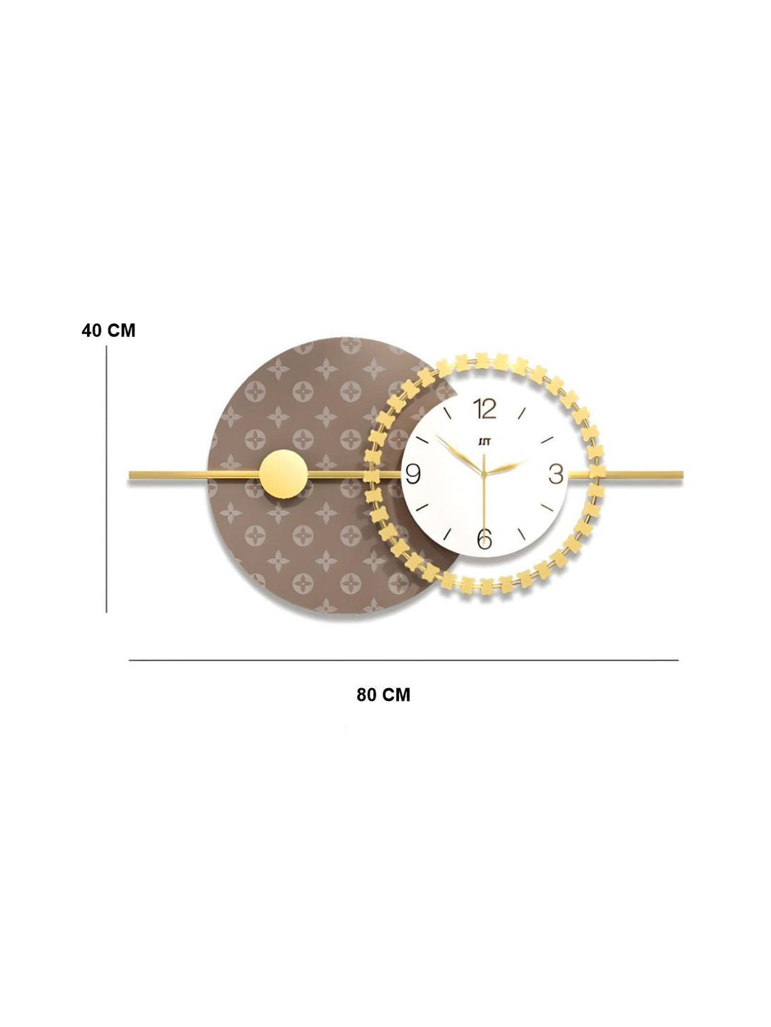 Abstract shaped wall clock