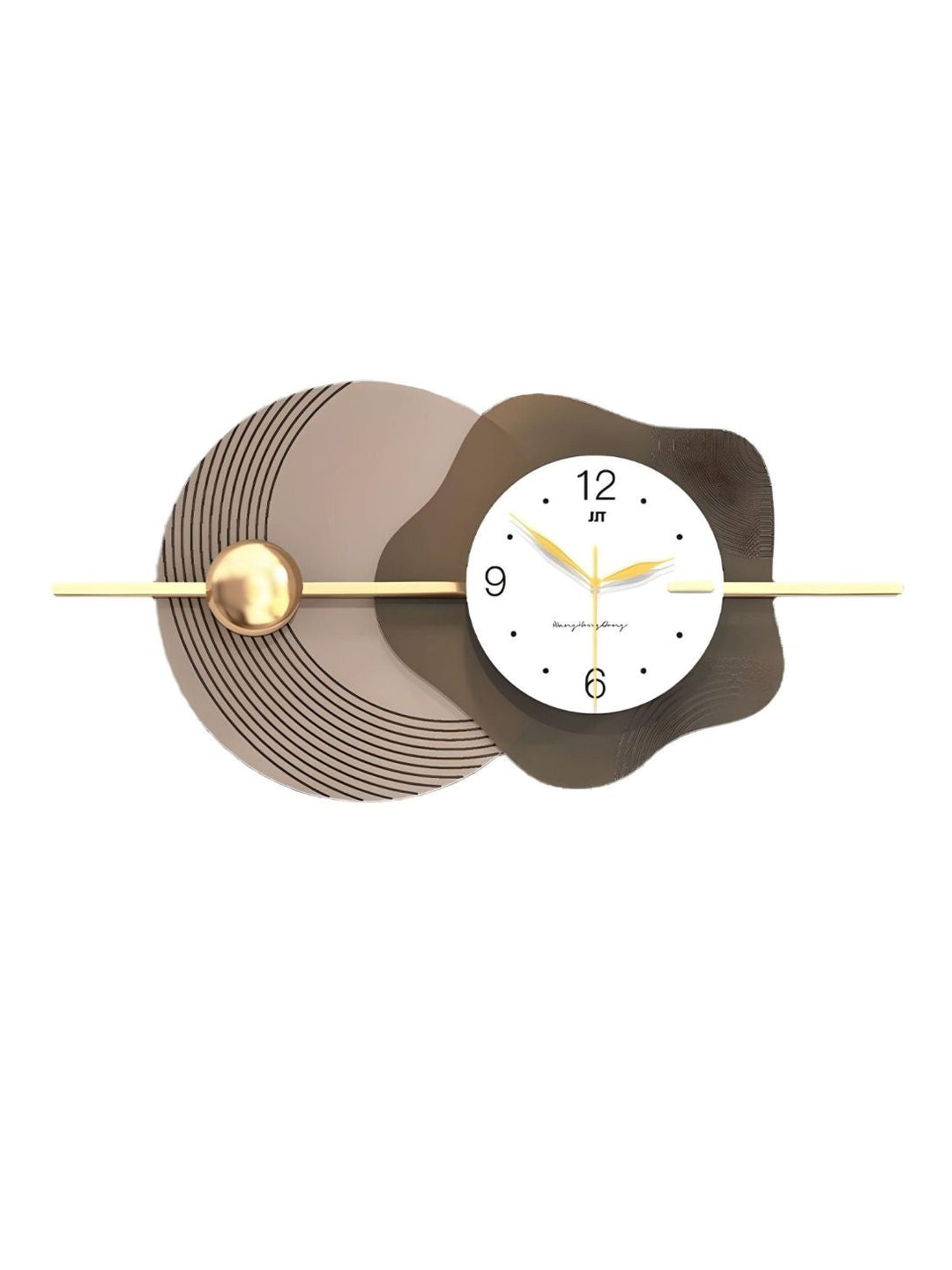 Abstract shaped wall clock