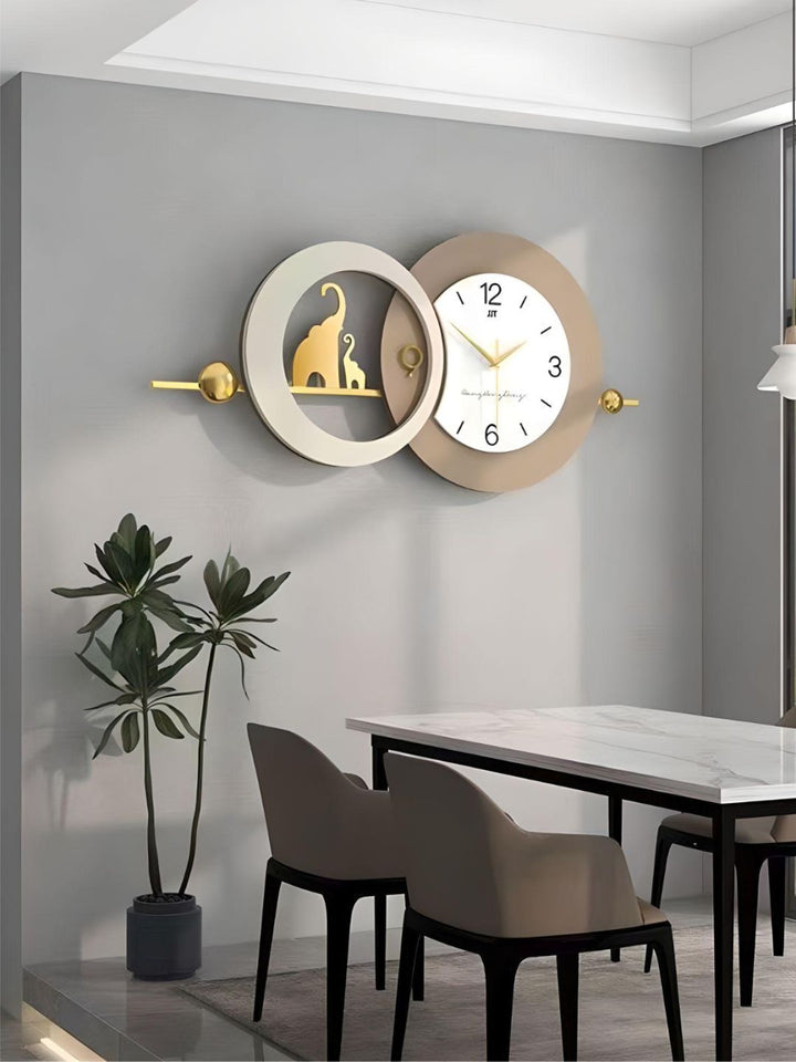 Abstract shaped wall clock