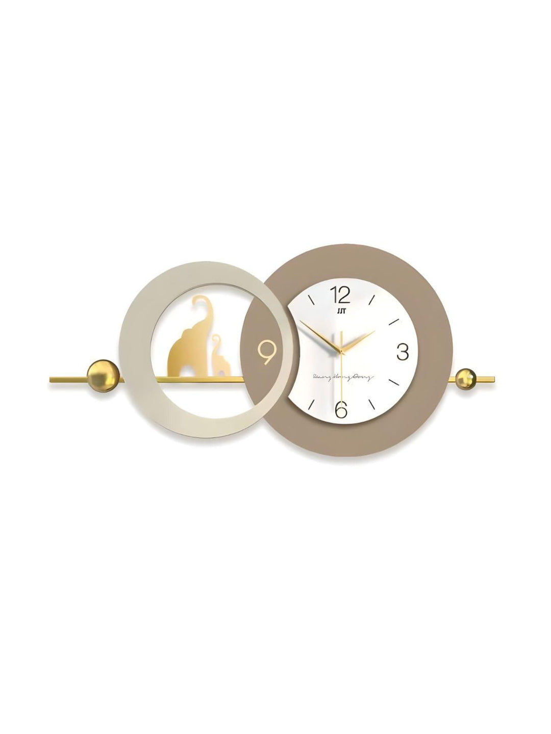 Abstract shaped wall clock