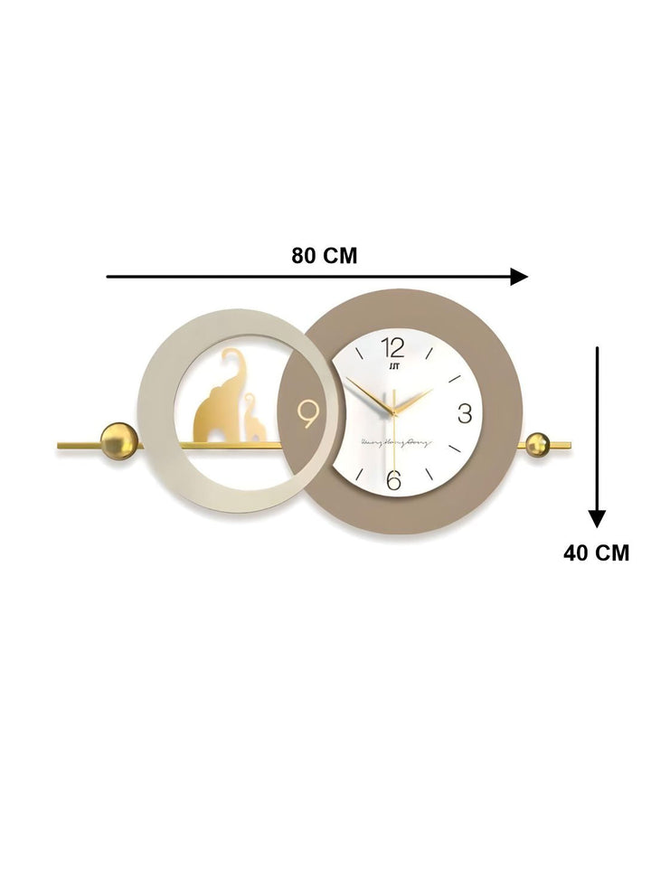 Abstract shaped wall clock