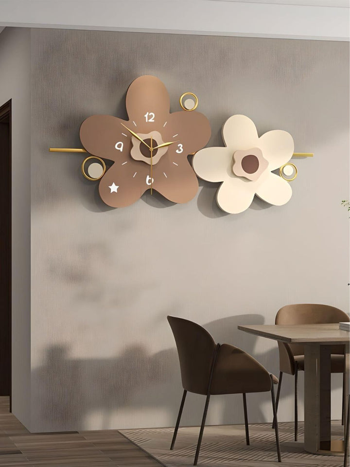 Abstract shaped wall clock