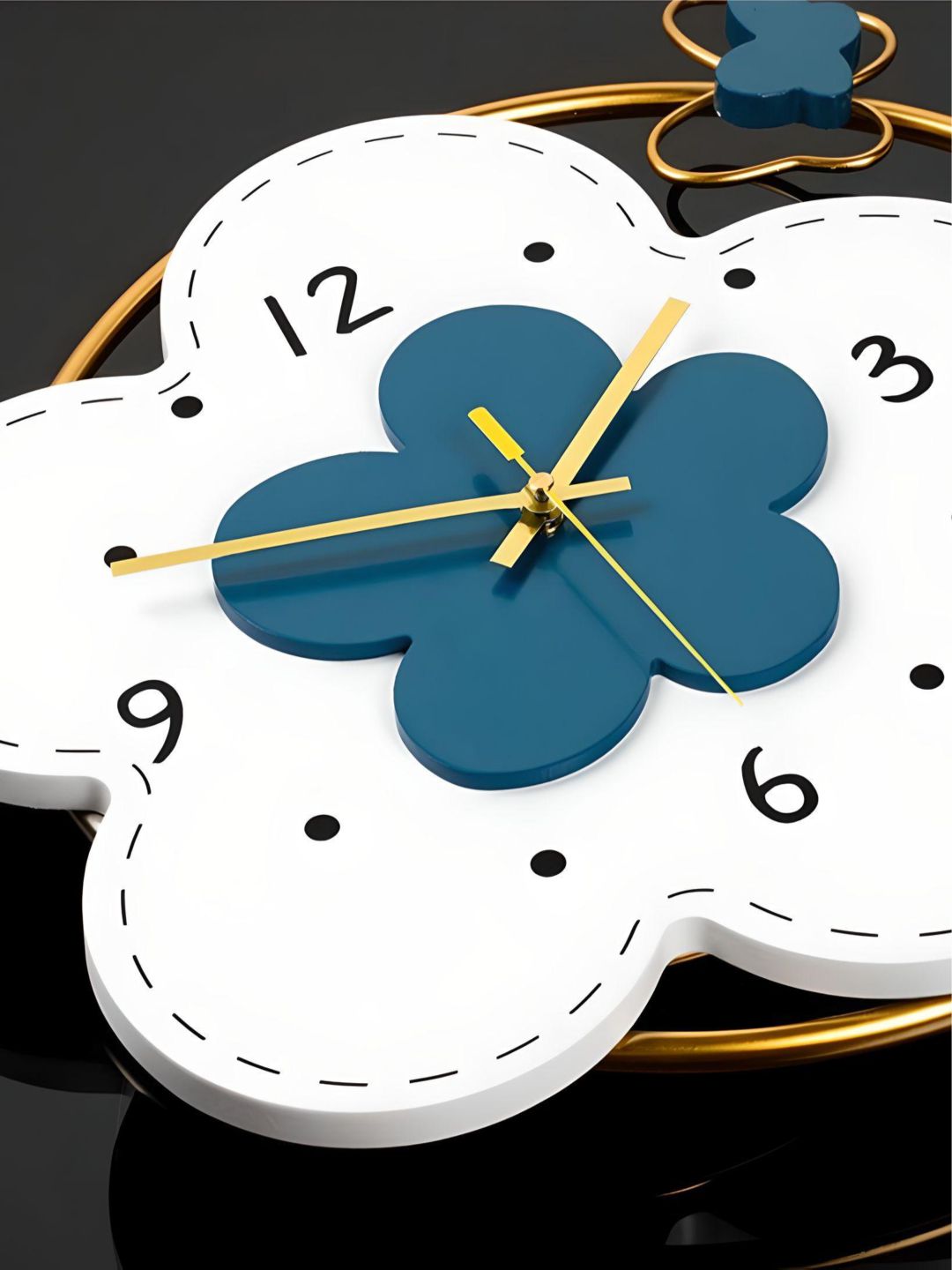 Abstract shaped wall clock