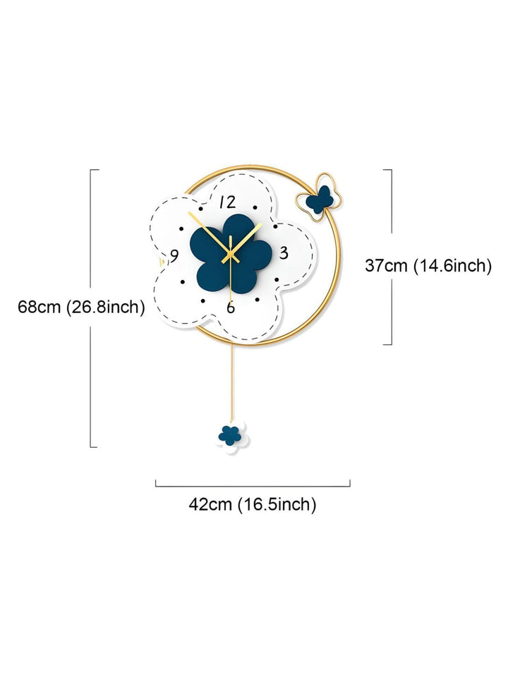 Abstract shaped wall clock