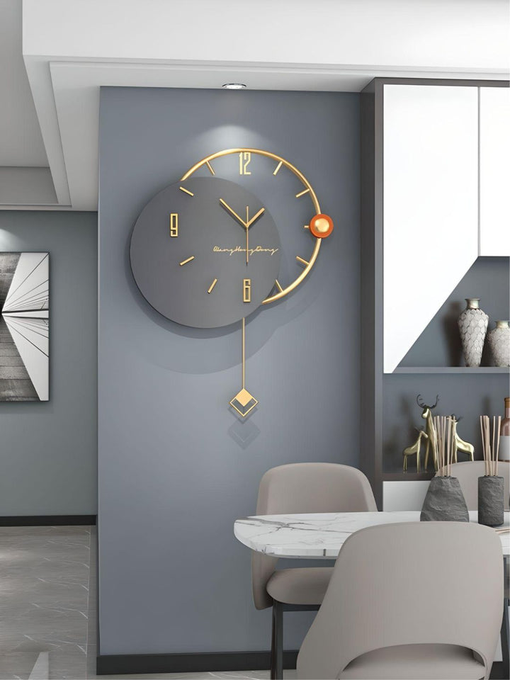 Abstract shaped wall clock