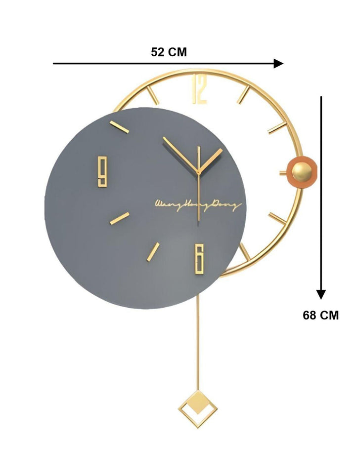 Abstract shaped wall clock