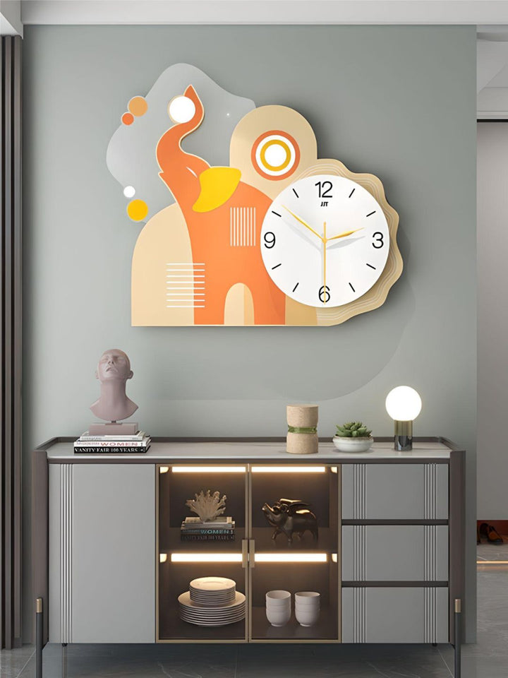 Abstract shaped wall clock