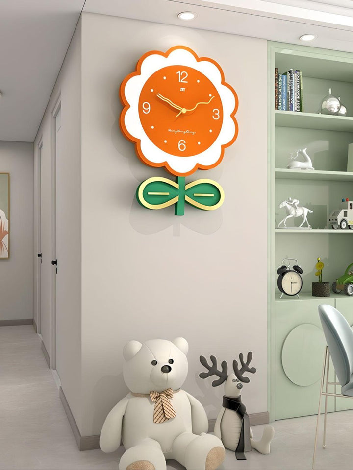 Abstract shaped wall clock