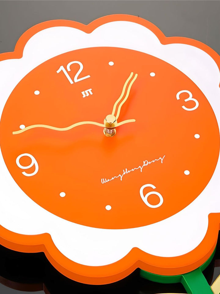 Abstract shaped wall clock
