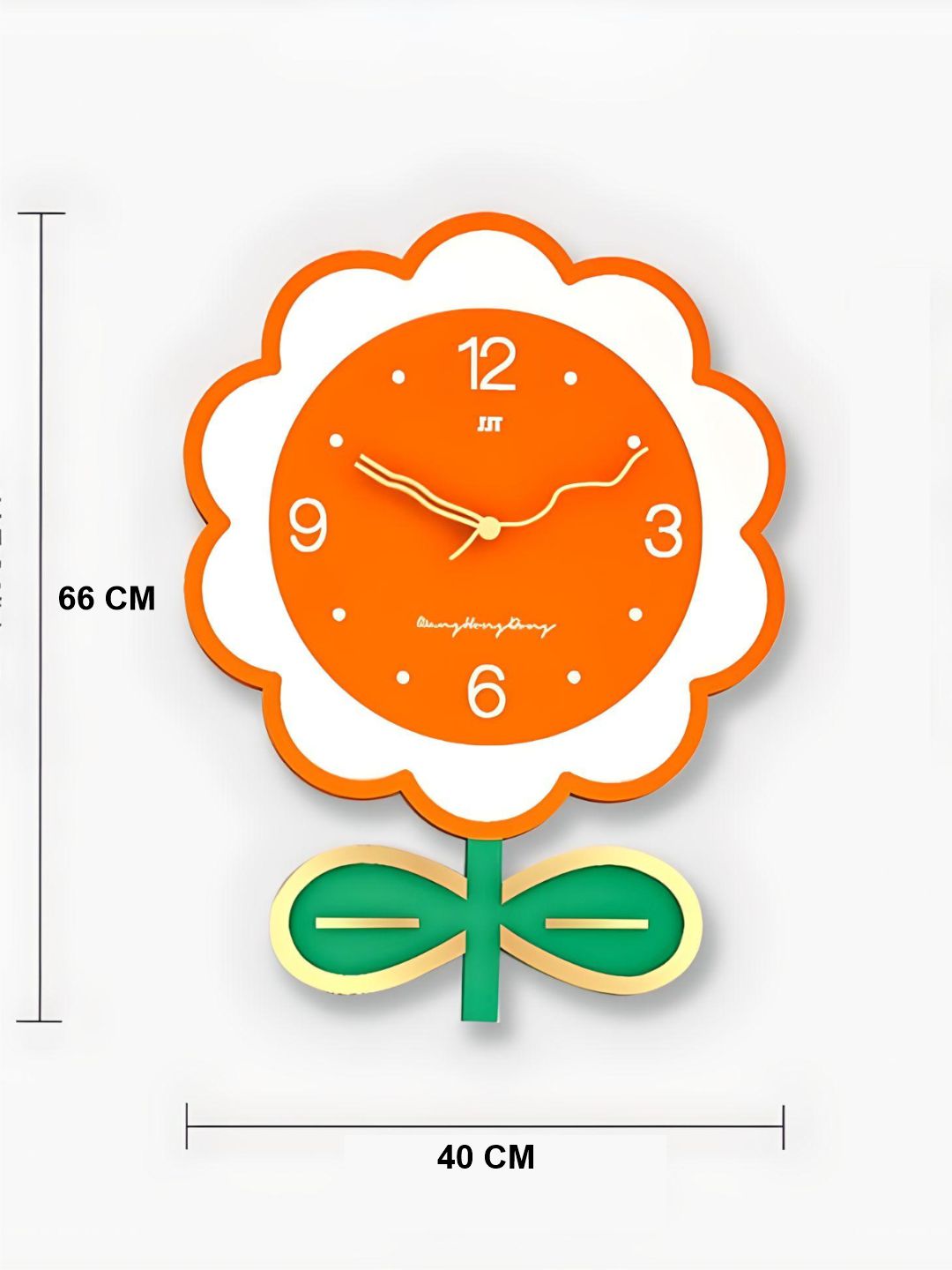 Abstract shaped wall clock