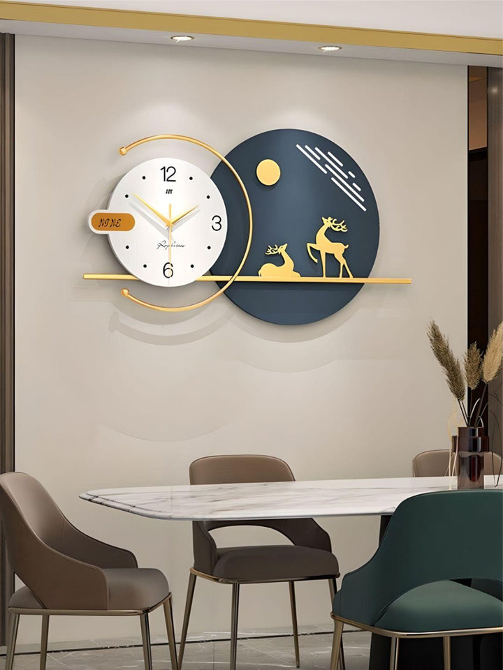 Abstract shaped wall clock