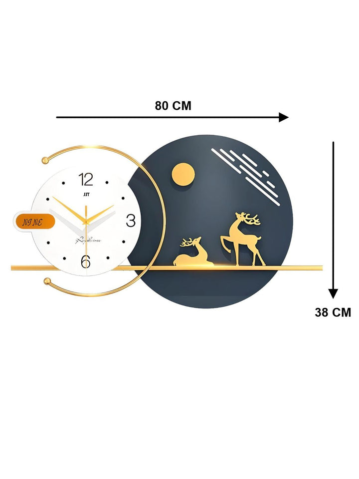 Abstract shaped wall clock
