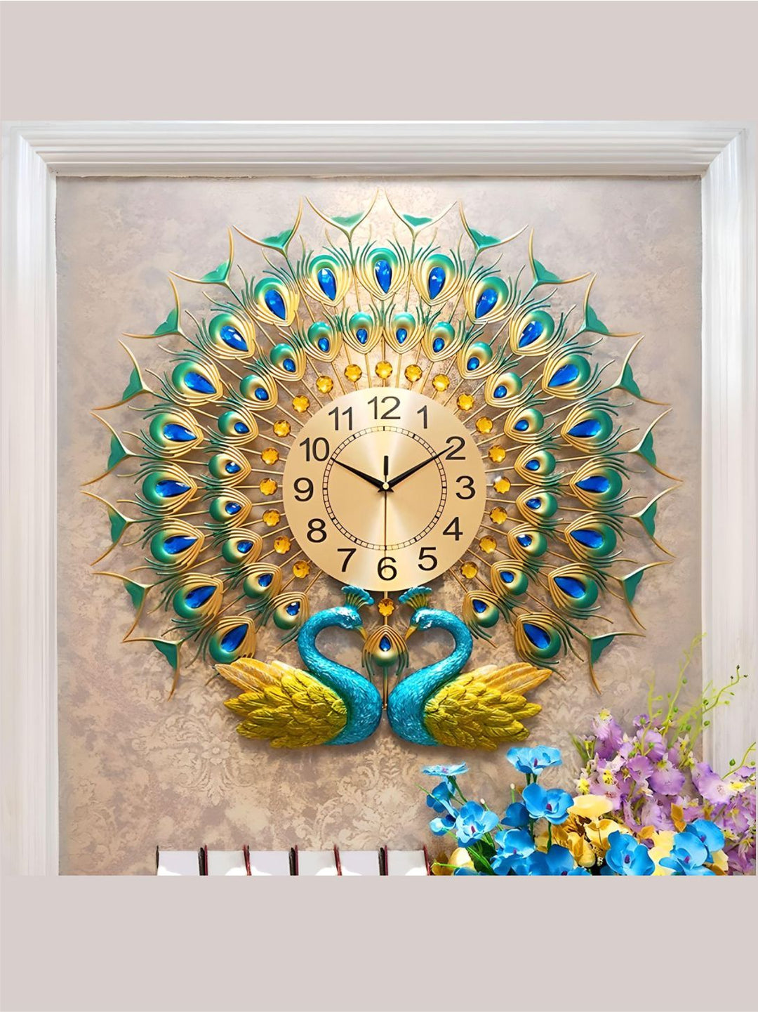 Abstract shaped wall clock