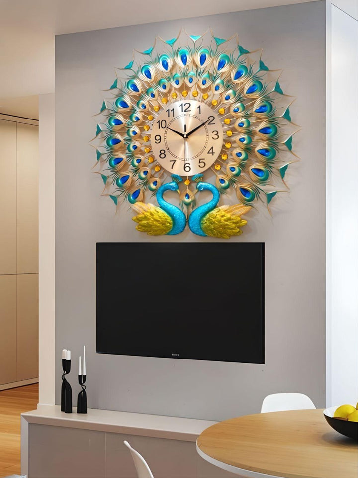 Abstract shaped wall clock