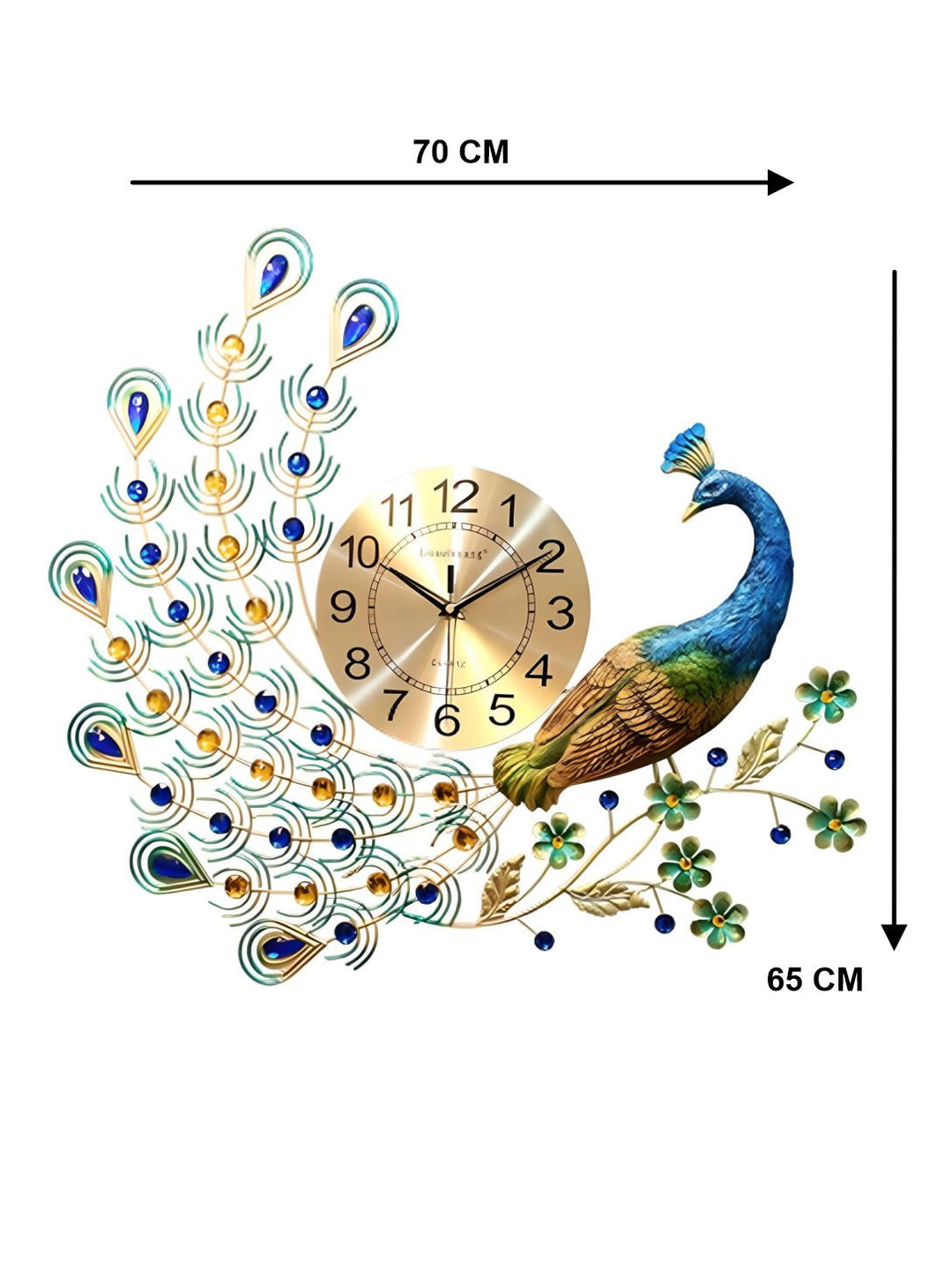 Abstract shaped wall clock