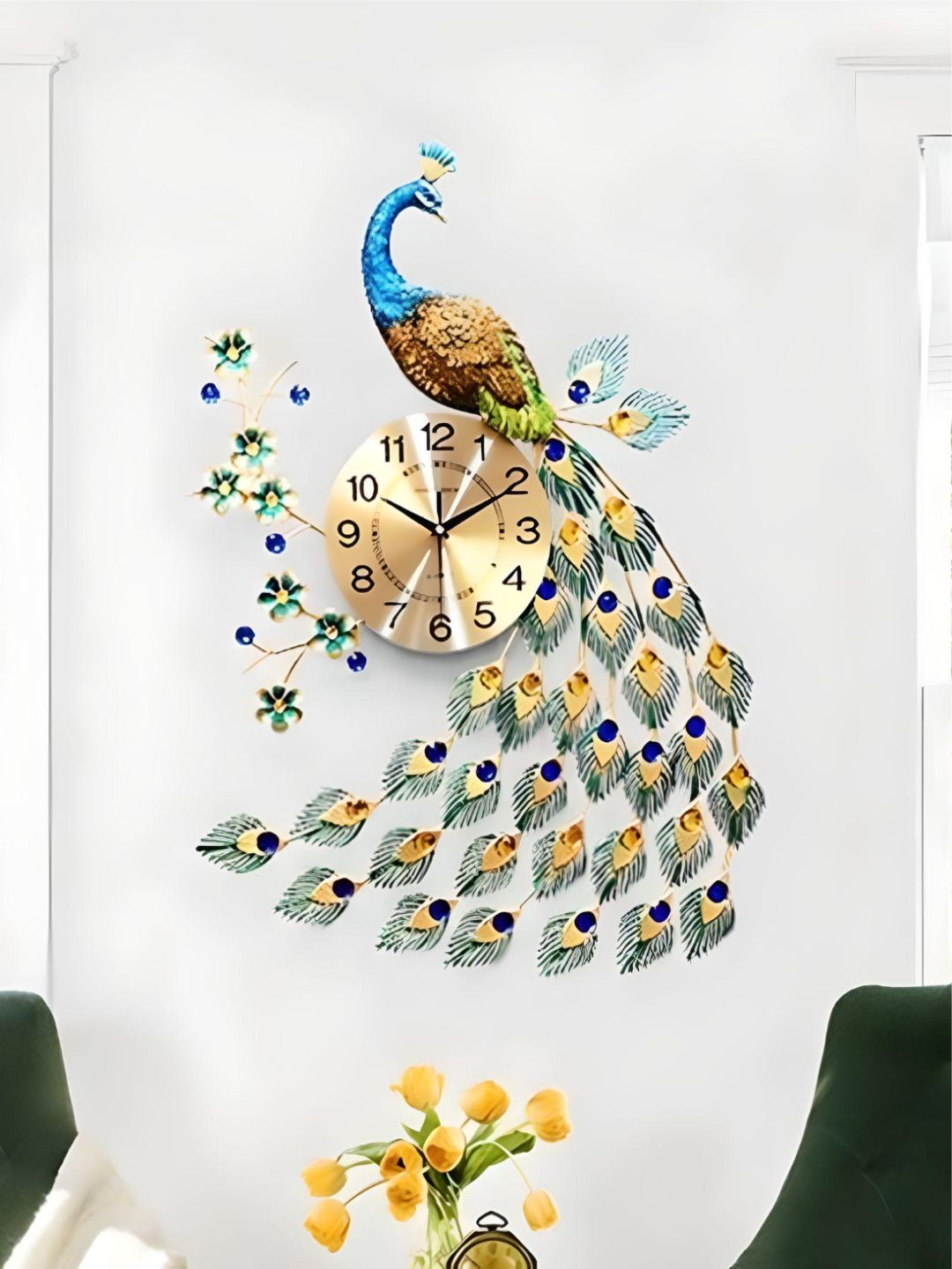 Abstract shaped wall clock