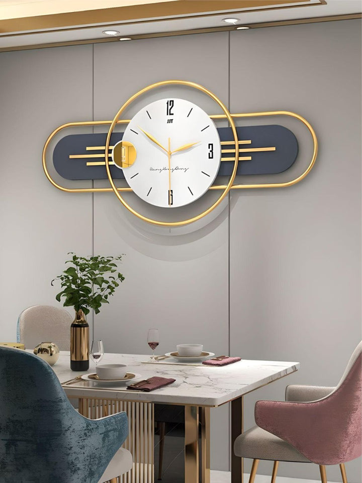 Abstract shaped wall clock