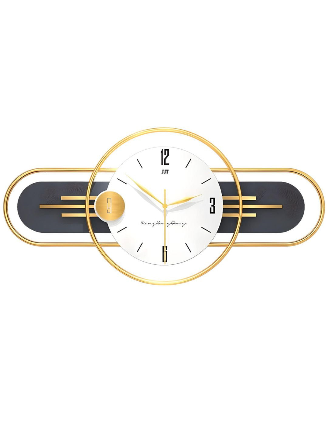 Abstract shaped wall clock
