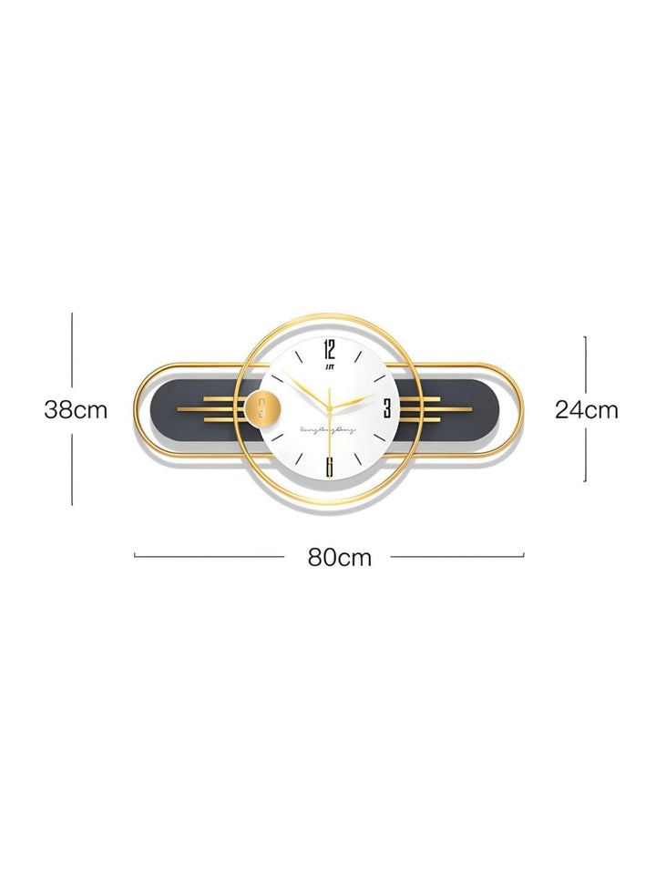 Abstract shaped wall clock