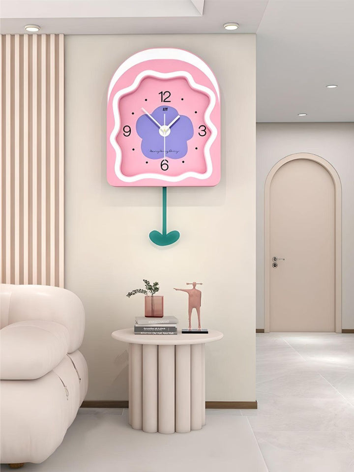 Abstract shaped wall clock