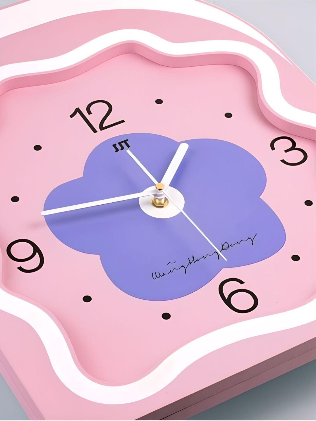 Abstract shaped wall clock