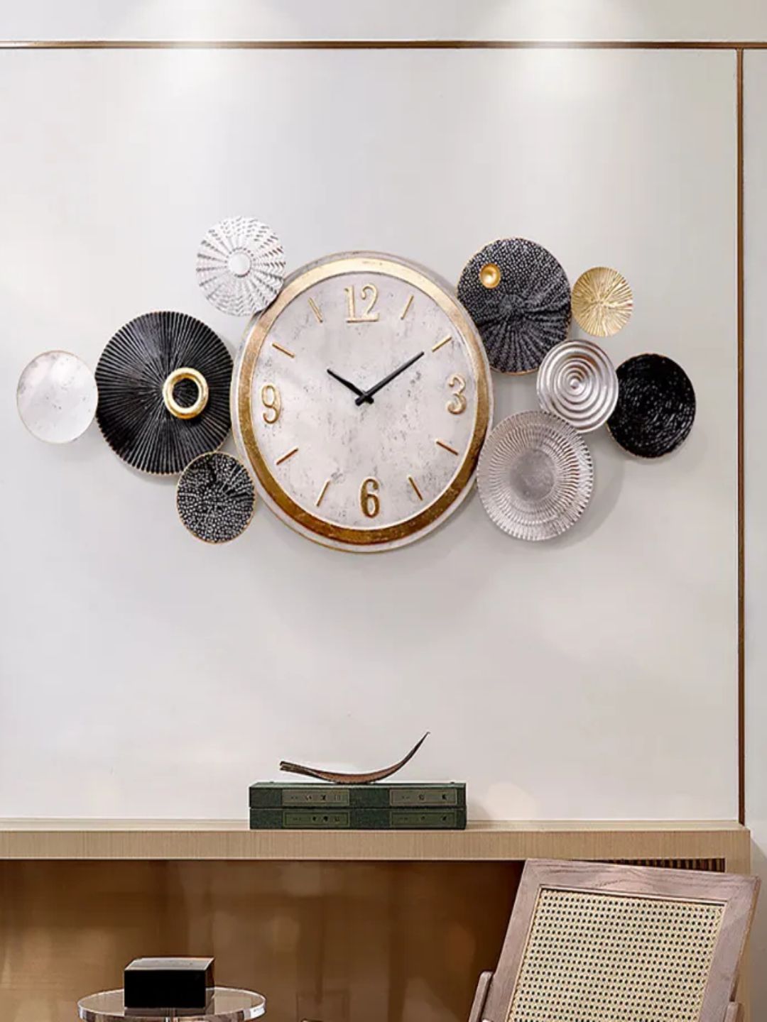 Abstract shaped wall clock