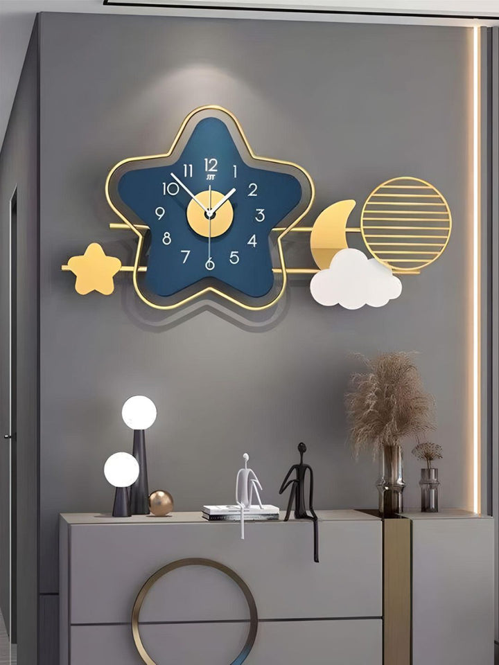 Abstract shaped wall clock