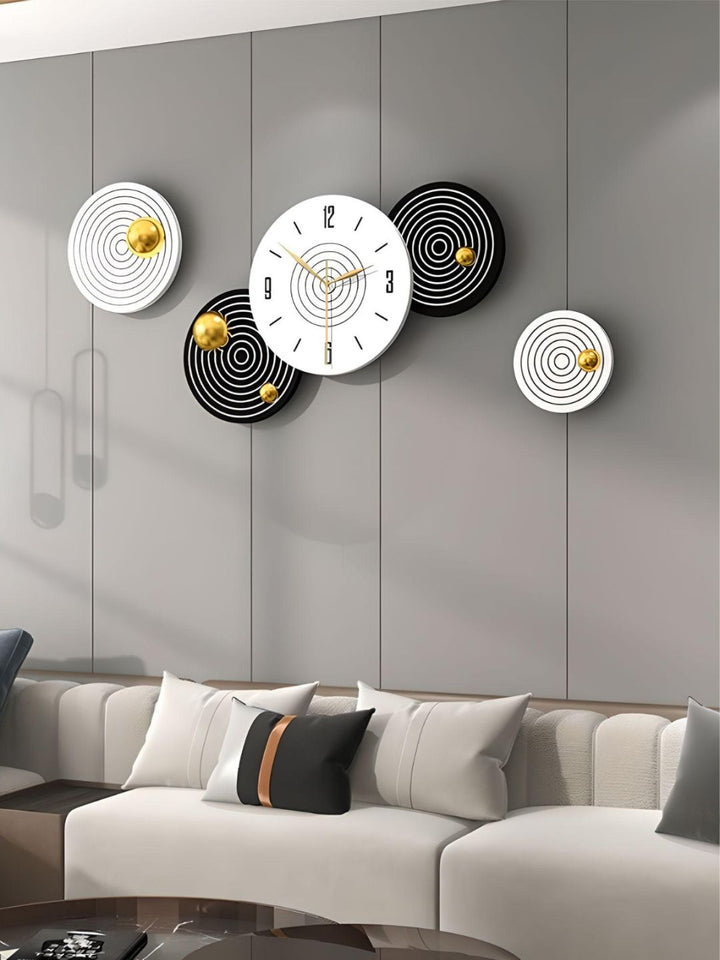 Abstract shaped wall clock