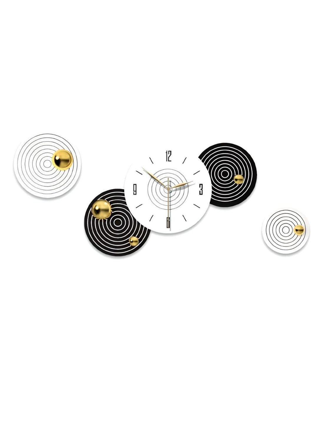 Abstract shaped wall clock