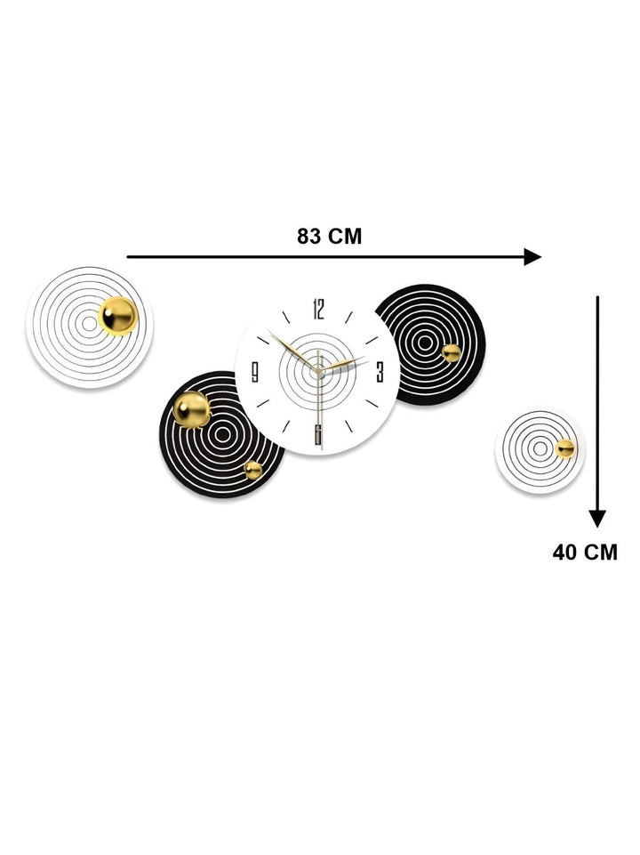 Abstract shaped wall clock