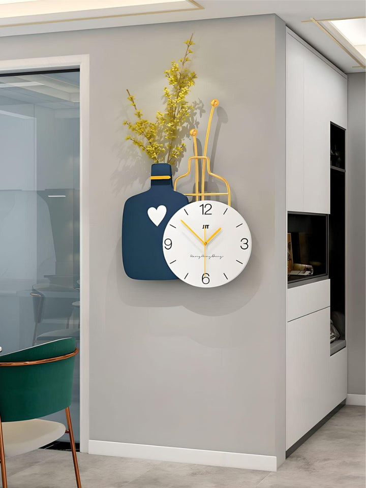 Abstract shaped wall clock