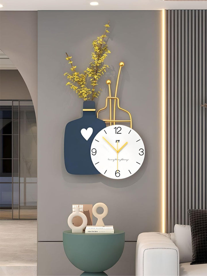Abstract shaped wall clock