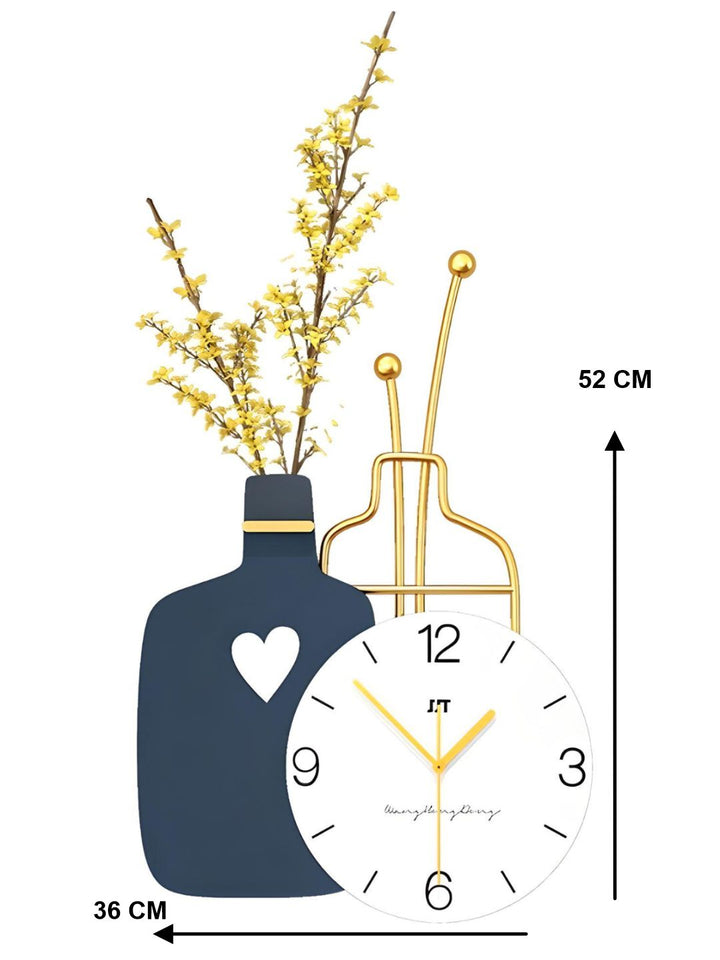 Abstract shaped wall clock