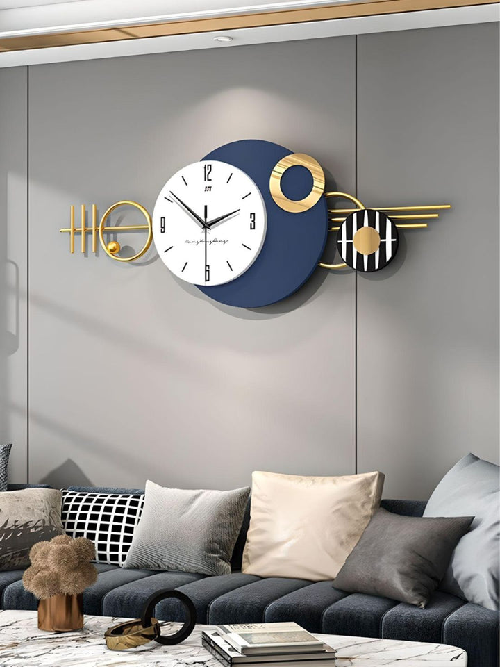 Abstract shaped wall clock