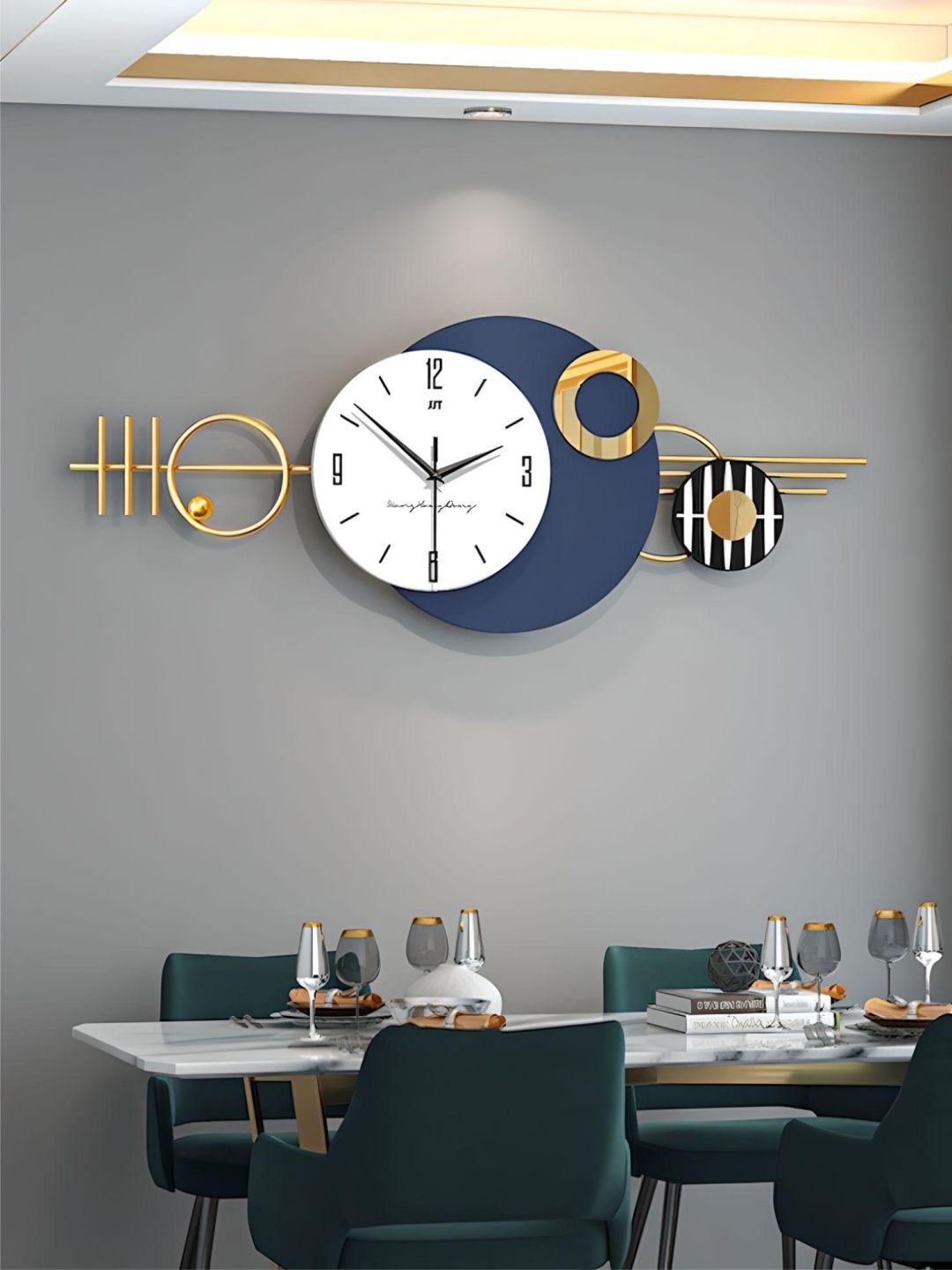 Abstract shaped wall clock