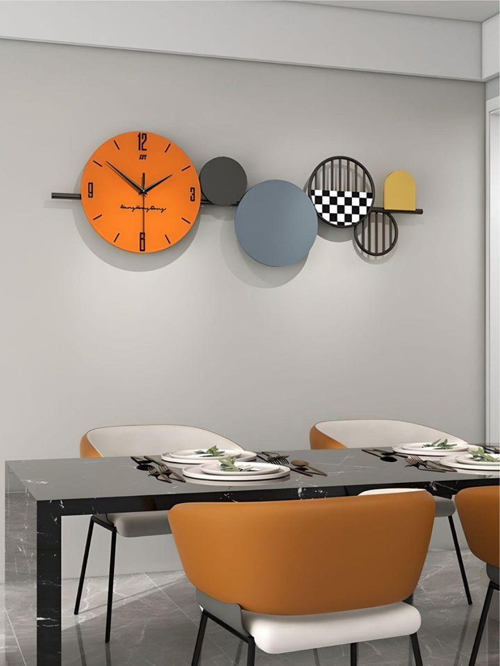 Abstract shaped wall clock