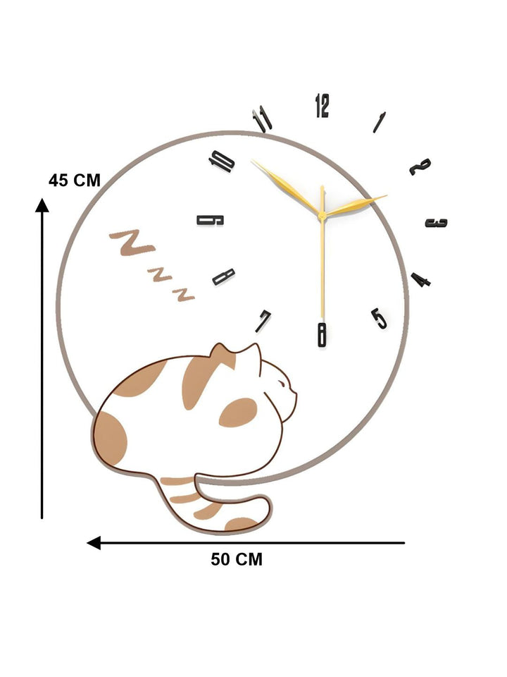 Abstract shaped wall clock