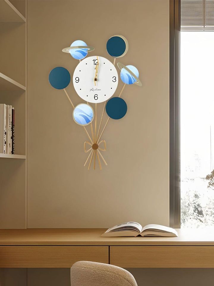 Abstract shaped wall clock