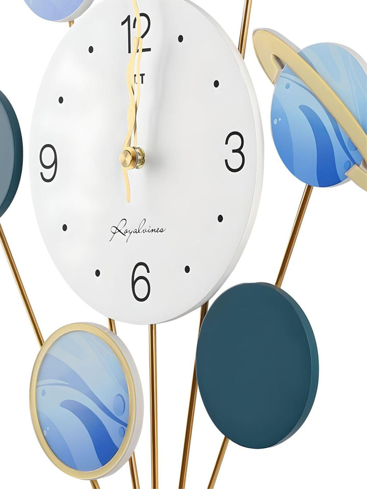 Abstract shaped wall clock
