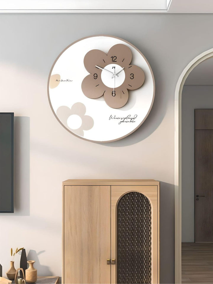 Abstract shaped wall clock