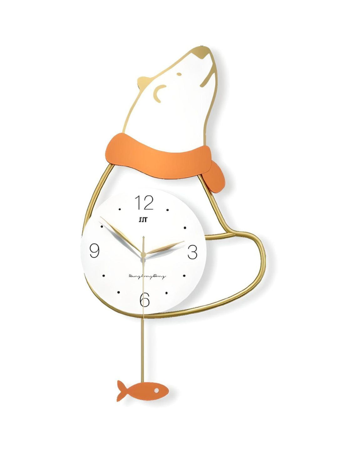Abstract shaped wall clock