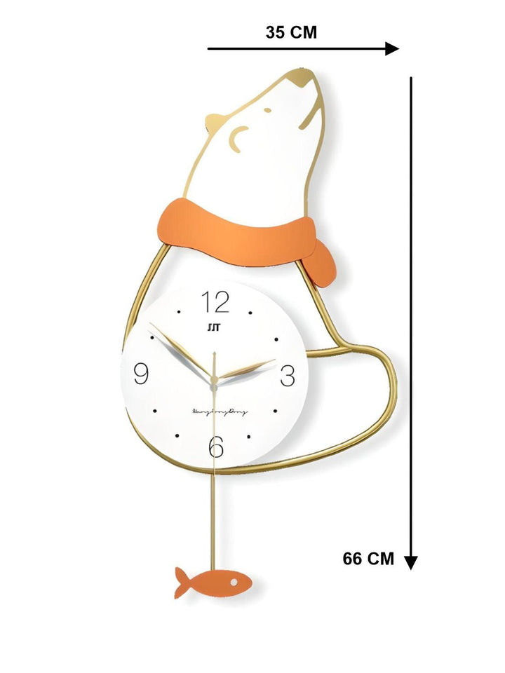 Abstract shaped wall clock
