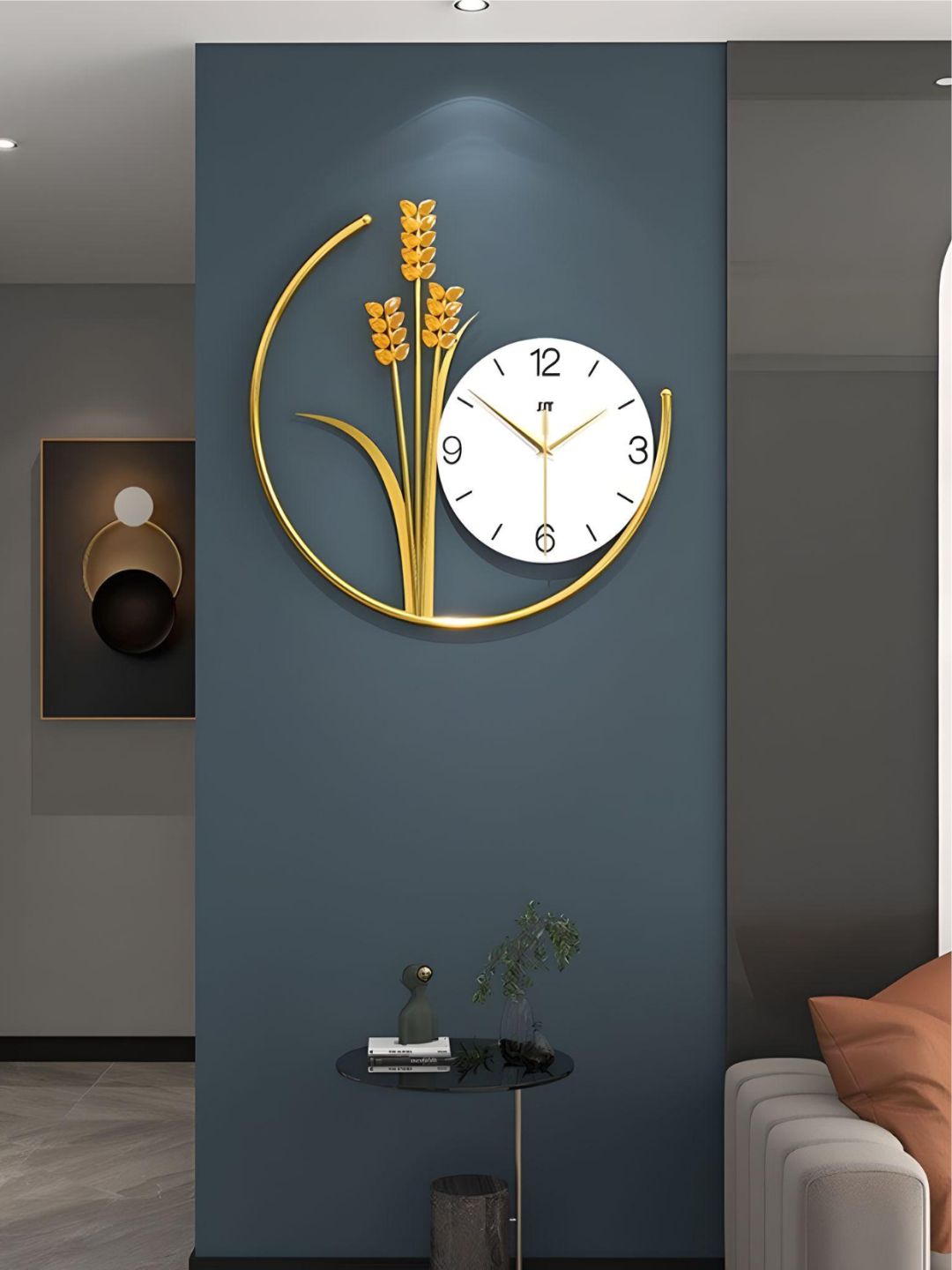 Abstract shaped wall clock