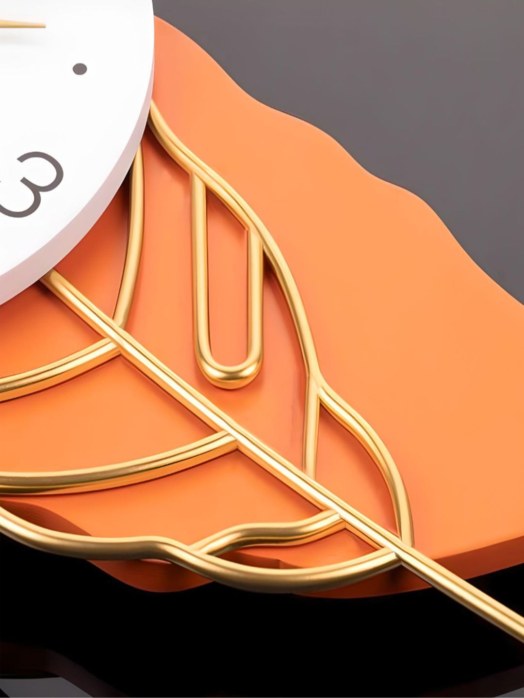 Abstract shaped wall clock