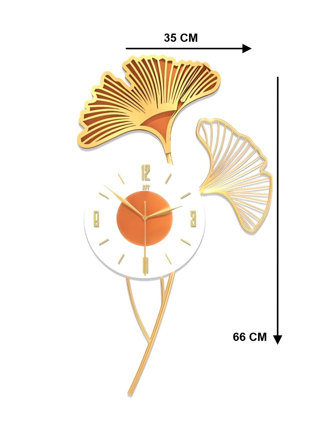 Abstract shaped wall clock
