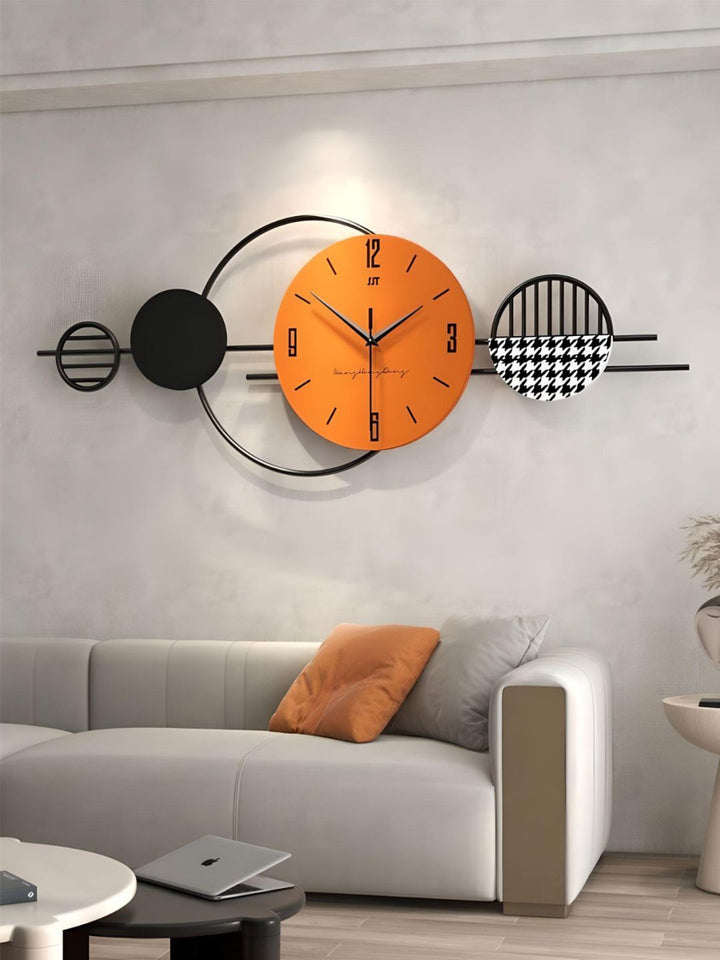 Abstract shaped wall clock
