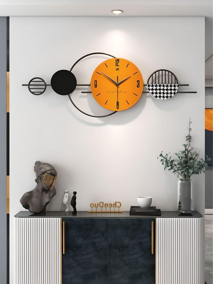 Abstract shaped wall clock