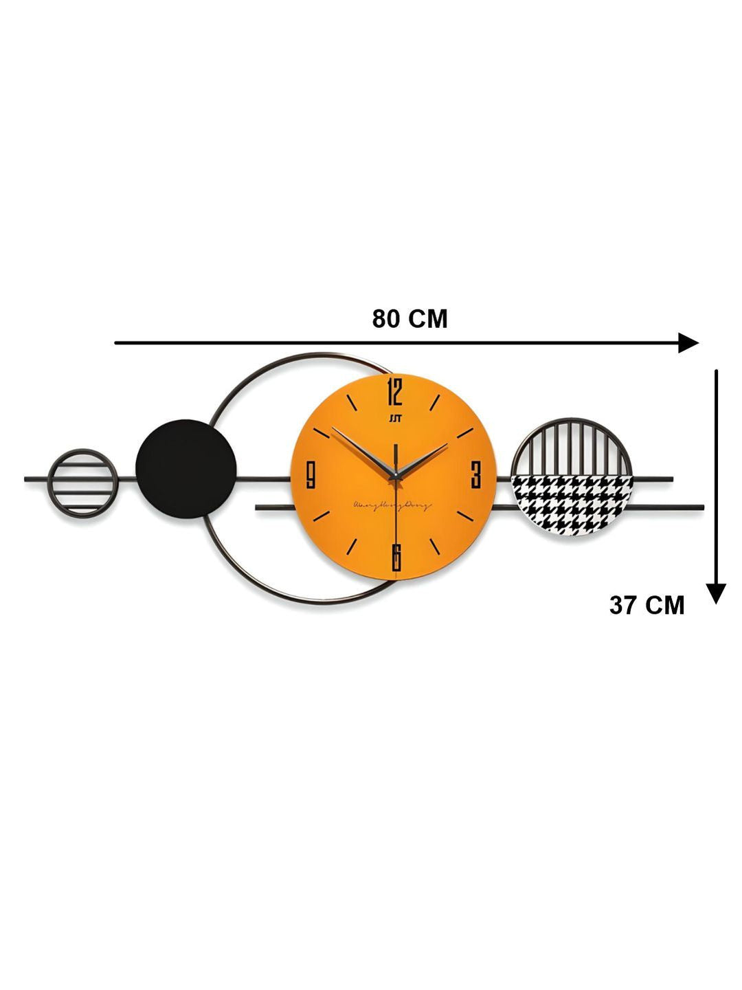 Abstract shaped wall clock